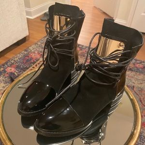 Gold Cuff Moto Booties